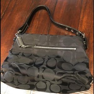 Black Coach Hand Bag